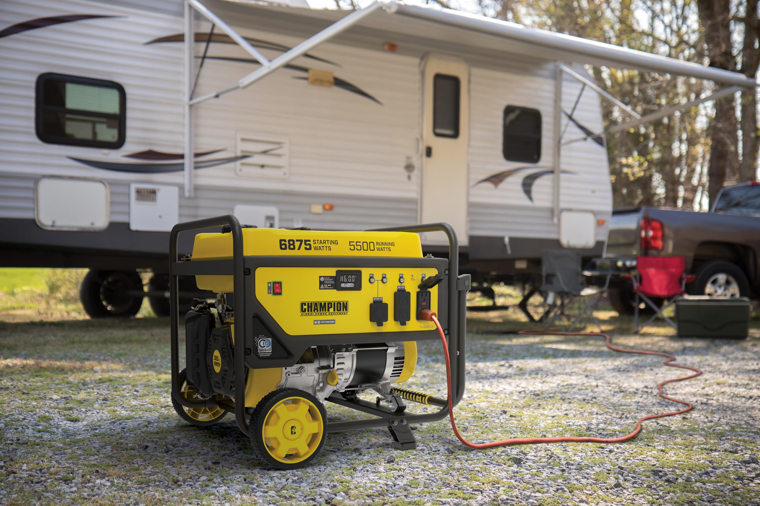Champion Power Equipment 6875-Watt Portable Generator with Free 3-Year Warranty