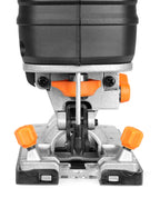 WEN Cordless Jigsaw, Brushless with Variable Speed, 20V Max 4.0 Ah Lithium Ion Battery and Charger (20667)