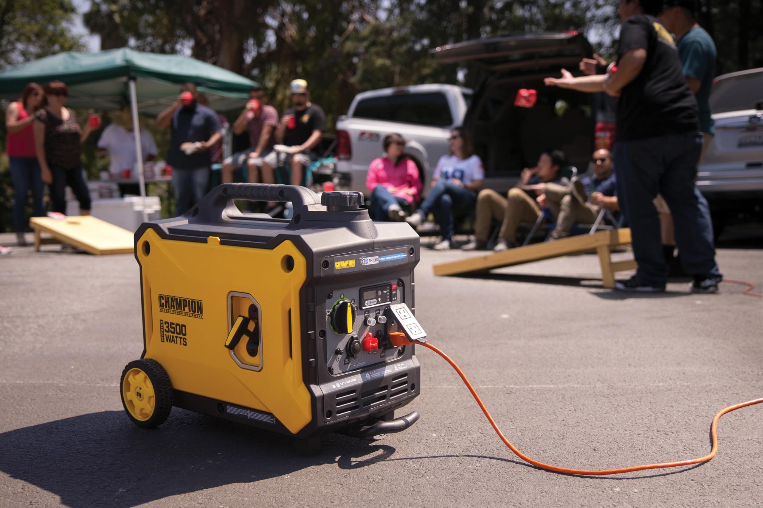 Champion Power Equipment 2500-Watt Dual Fuel Ultralight Portable Inverter Generator with Quiet Technology and CO Shield