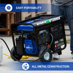 DuroMax XP5500EH 5,500-Watt Dual Fuel Portable Generator - Gas & Propane, Electric Start, RV & Emergency Ready