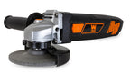 WEN Cordless Angle Grinder, Brushless with 20V Max 4.0 Ah Lithium-Ion Battery and Charger (20944), Black