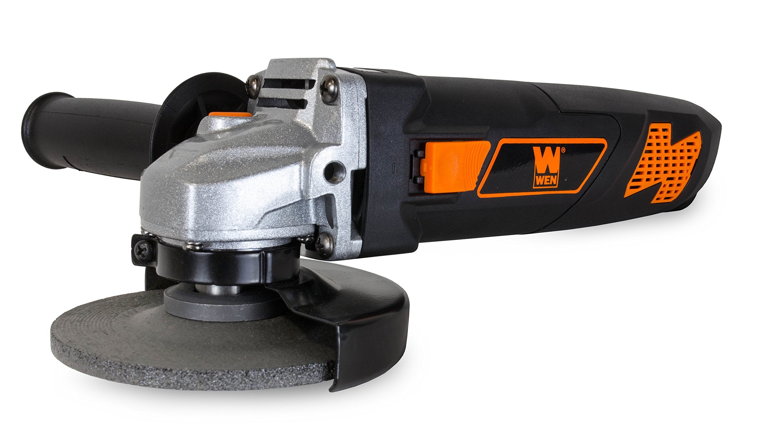 WEN Cordless Angle Grinder, Brushless with 20V Max 4.0 Ah Lithium-Ion Battery and Charger (20944), Black