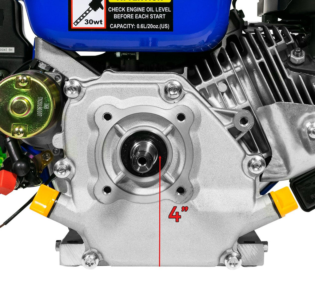 DuroMax XP23HPE 713cc 1-Inch Horizontal Shaft V-Twin Electric Start Gas Powered Multi-Use Engine
