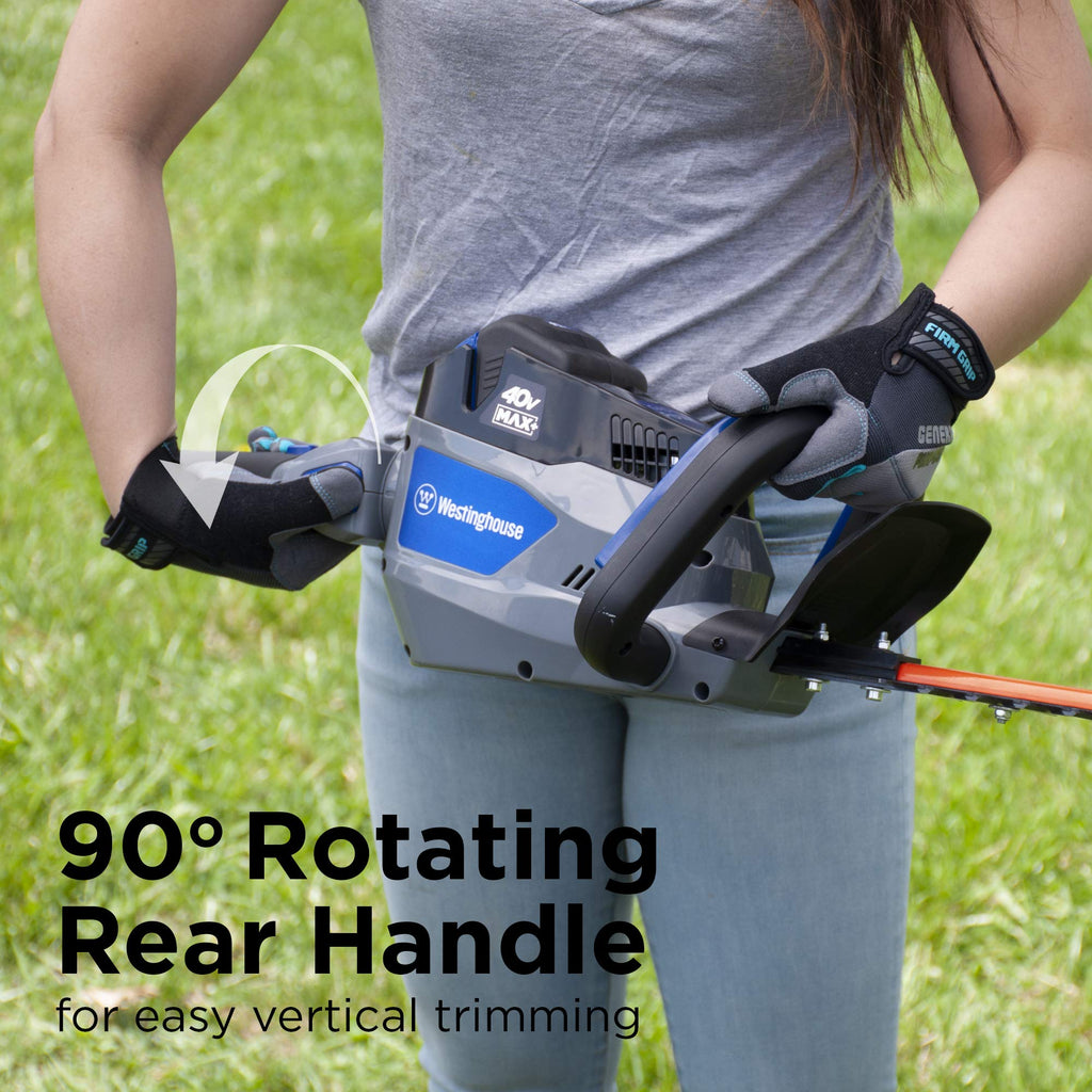 Westinghouse 40V Cordless Hedge, String Trimmer and Blower, 2.0 Ah Battery and Charger Included