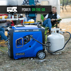 DuroMax XP2300iH 2,300-Watt Dual Fuel Portable Digital Inverter Generator - Gas & Propane, RV & Emergency Ready
