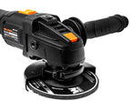 WEN Cordless Angle Grinder, Brushless with 20V Max 4.0 Ah Lithium-Ion Battery and Charger (20944), Black