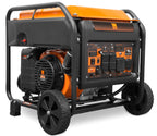 WEN GN400i RV-Ready 4000-Watt Open Frame Inverter Generator, CARB Compliant, Black/orange
