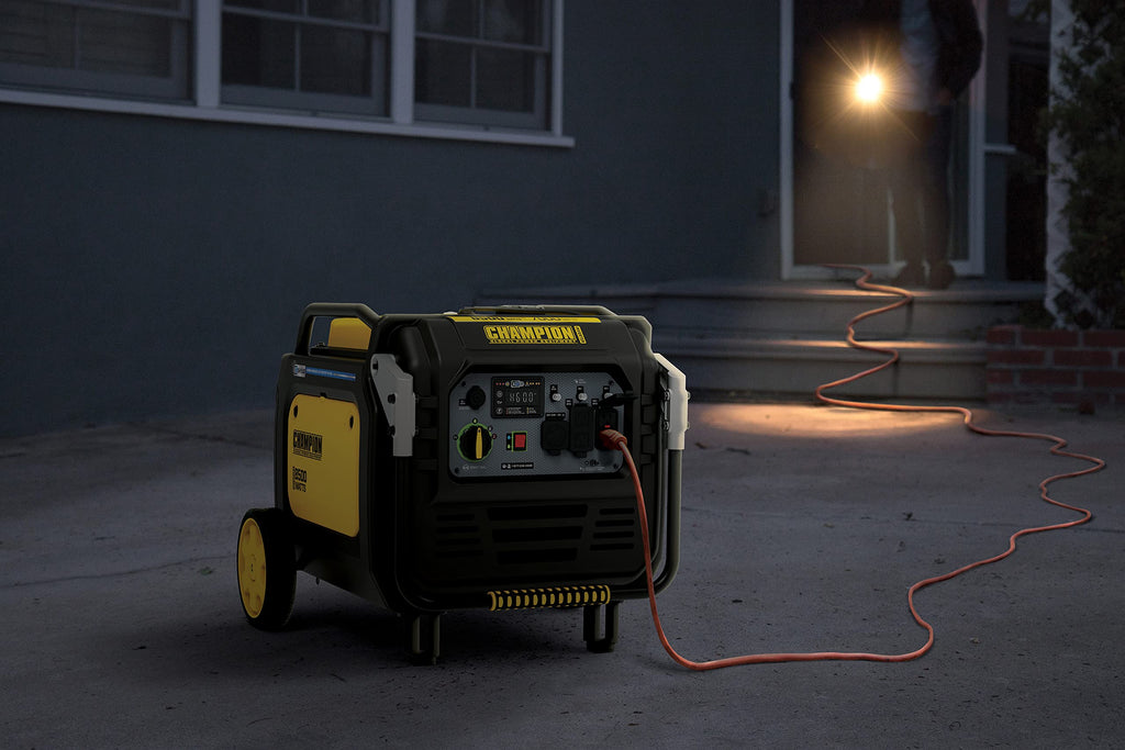 Champion Power Equipment 8500-Watt Electric Start Dual Fuel Home Backup Portable Inverter Generator with Quiet Technology and CO Shield
