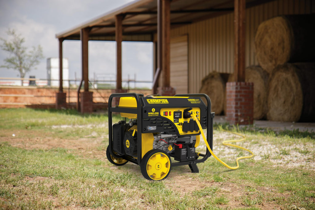 Champion Power Equipment 10,000-Watt Wireless Remote Start Home Backup Portable Generator with Free 3-Year Warranty