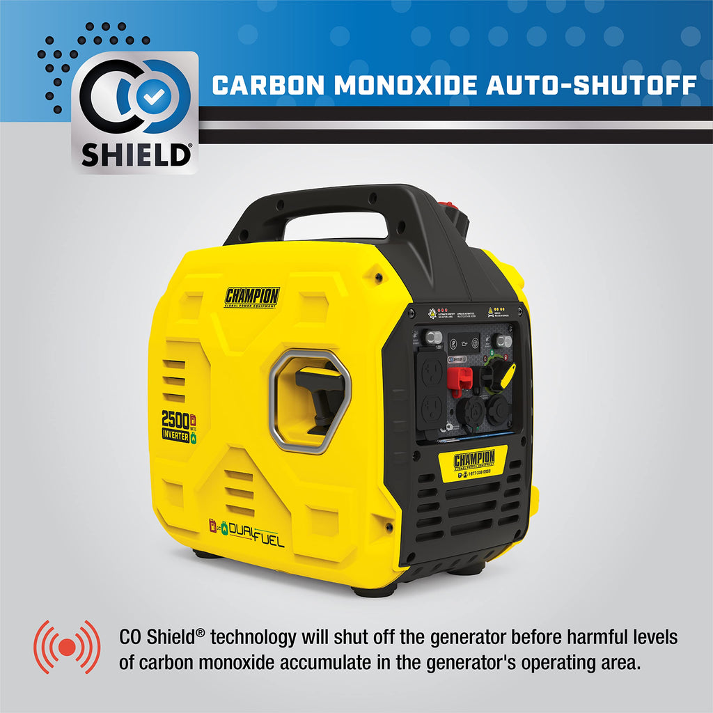 Champion Power Equipment 3500-Watt Portable Inverter Generator with Quiet Technology and CO Shield
