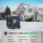 DuroMax XP2300iH 2,300-Watt Dual Fuel Portable Digital Inverter Generator - Gas & Propane, RV & Emergency Ready