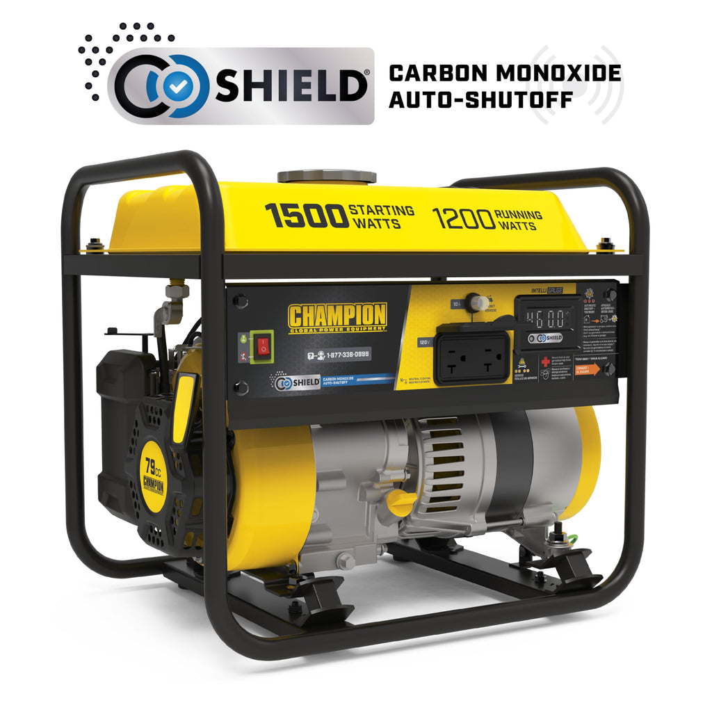 Champion Power Equipment 1500-Watt Portable Generator with Free 3-Year Warranty