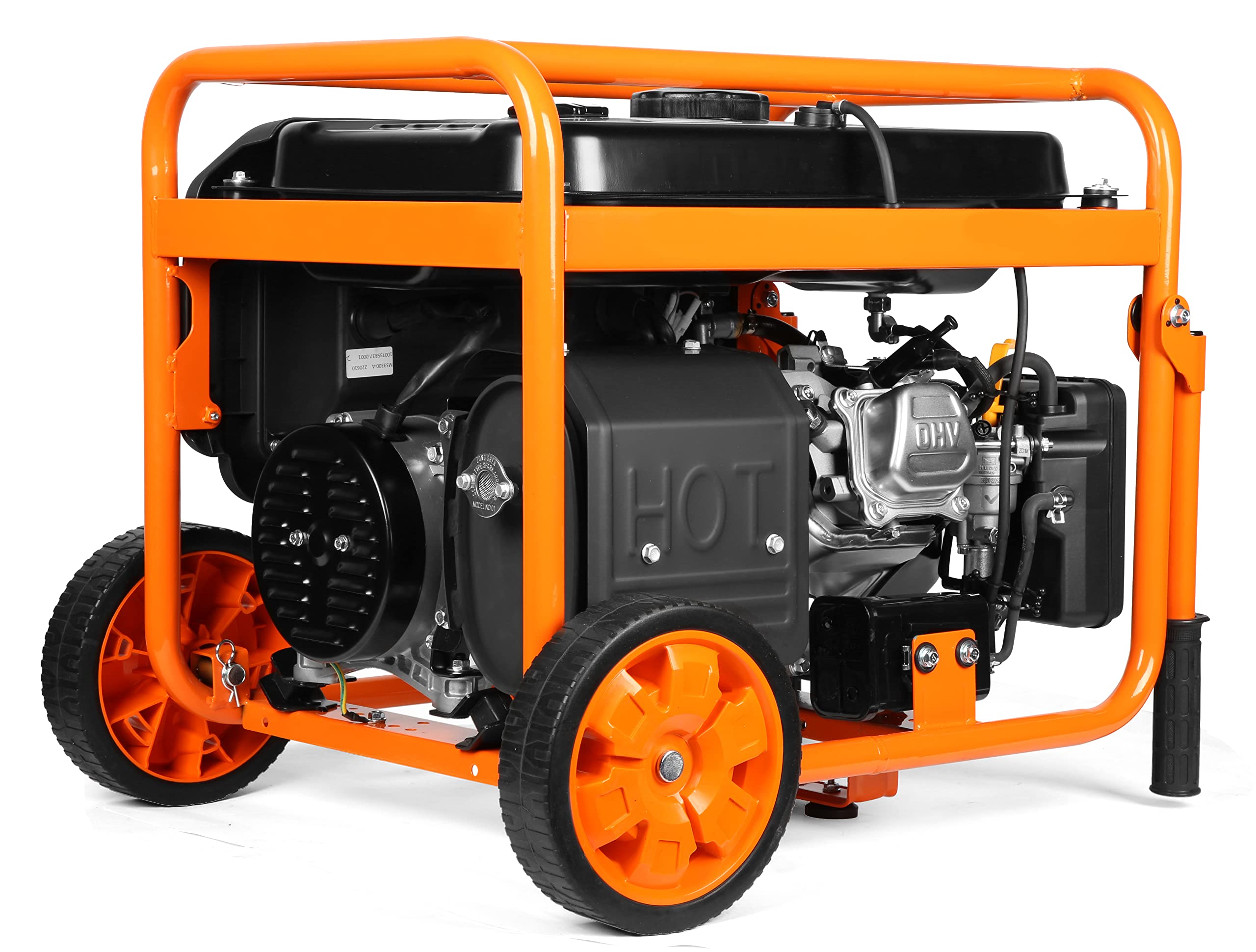 WEN DF472X 4750-Watt 120-Volt/240-Volt Dual Fuel Portable Generator with CO Shutdown Sensor