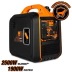WEN 56235iX 2350-Watt Portable Inverter Generator with Fuel Shut Off and CO Sensor, Black