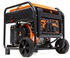 WEN GN400i RV-Ready 4000-Watt Open Frame Inverter Generator, CARB Compliant, Black/orange