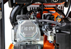 WEN GN400i RV-Ready 4000-Watt Open Frame Inverter Generator, CARB Compliant, Black/orange