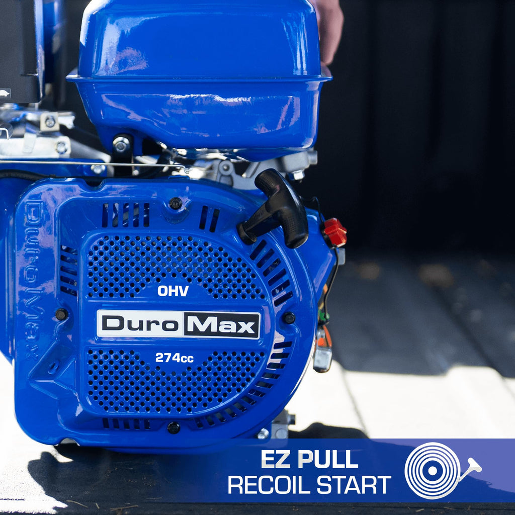 DuroMax XP20HPE 500cc 1-Inch Horizontal Shaft Recoil/Electric Start Gas Powered Multi-Use Engine