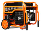 WEN GN400i RV-Ready 4000-Watt Open Frame Inverter Generator, CARB Compliant, Black/orange