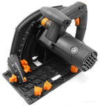 WEN Cordless 6.5-Inch Track Saw, Brushless with Variable Speed, Two 20V Max 4.0 Ah Batteries, and Charger (20691)
