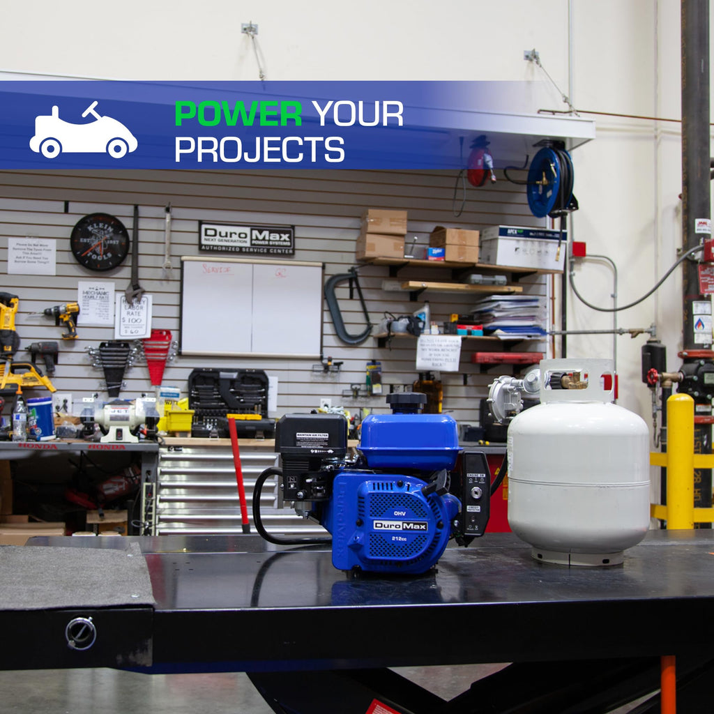 DuroMax XP18HPE 440cc Recoil/Electric Start Gas Powered, 50 State Approved, Multi-Use Engine