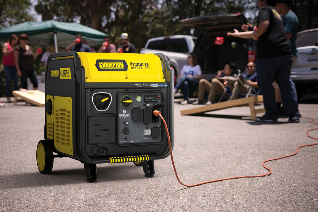 Champion Power Equipment 11,000-Watt Wireless Remote Start Home Backup Portable Inverter Generator with Quiet Technology and Free 3-Year Warranty