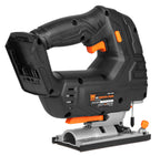 WEN Cordless Jigsaw, Brushless with Variable Speed, 20V Max 4.0 Ah Lithium Ion Battery and Charger (20667)