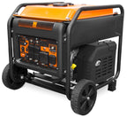 WEN GN400i RV-Ready 4000-Watt Open Frame Inverter Generator, CARB Compliant, Black/orange