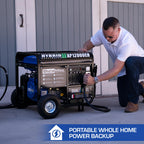 DuroMax XP5500EH 5,500-Watt Dual Fuel Portable Generator - Gas & Propane, Electric Start, RV & Emergency Ready