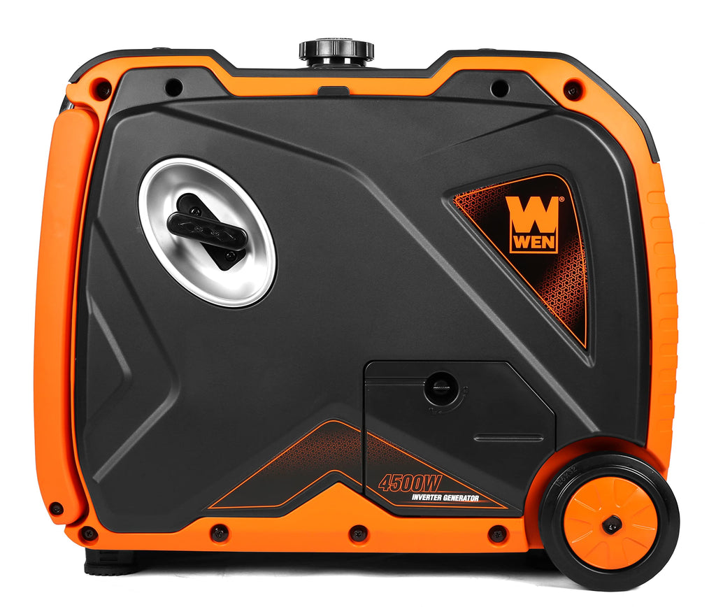 WEN DF451i Super Quiet 4500-Watt Electric Start Dual Fuel RV-Ready Portable Inverter Generator with Fuel Shut-Off