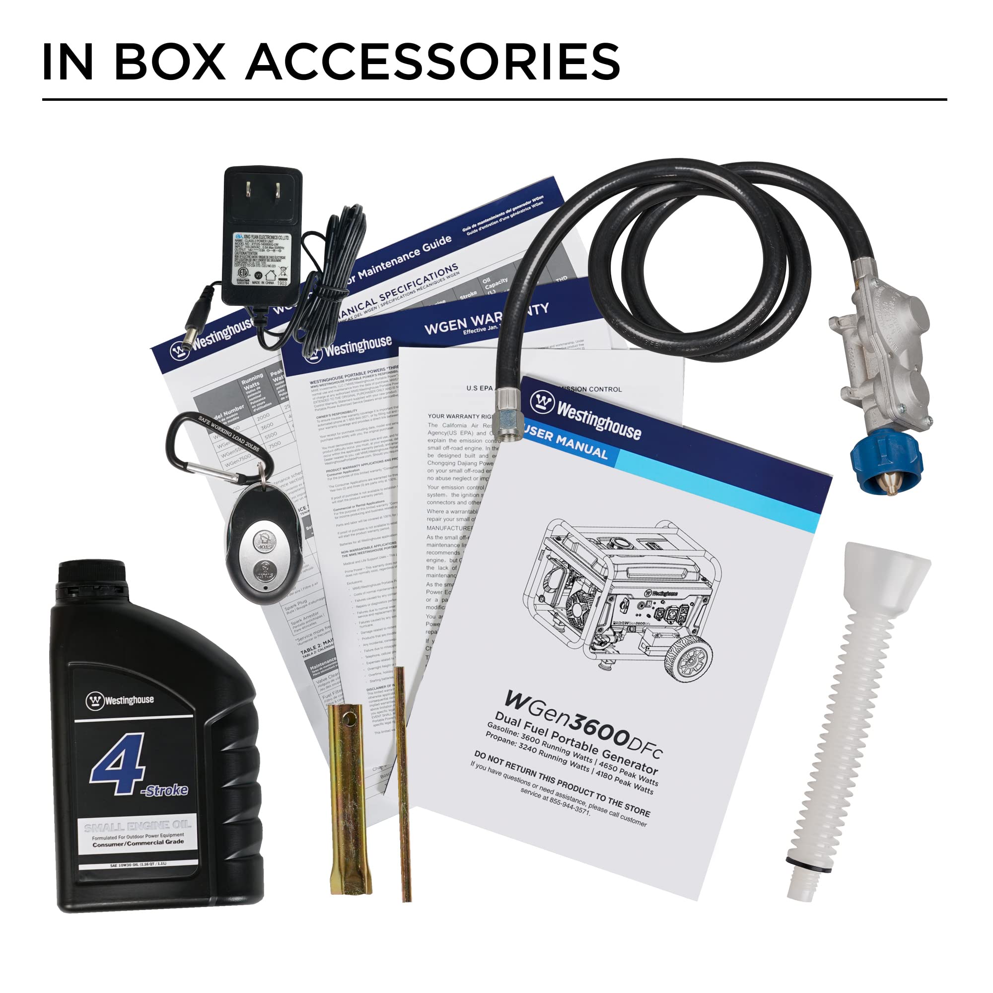 Westinghouse Outdoor Power Equipment Portable Generator Wheel and Handle Kit for WGen2000 WGen3600v, WGen3600, and WGen3600DF