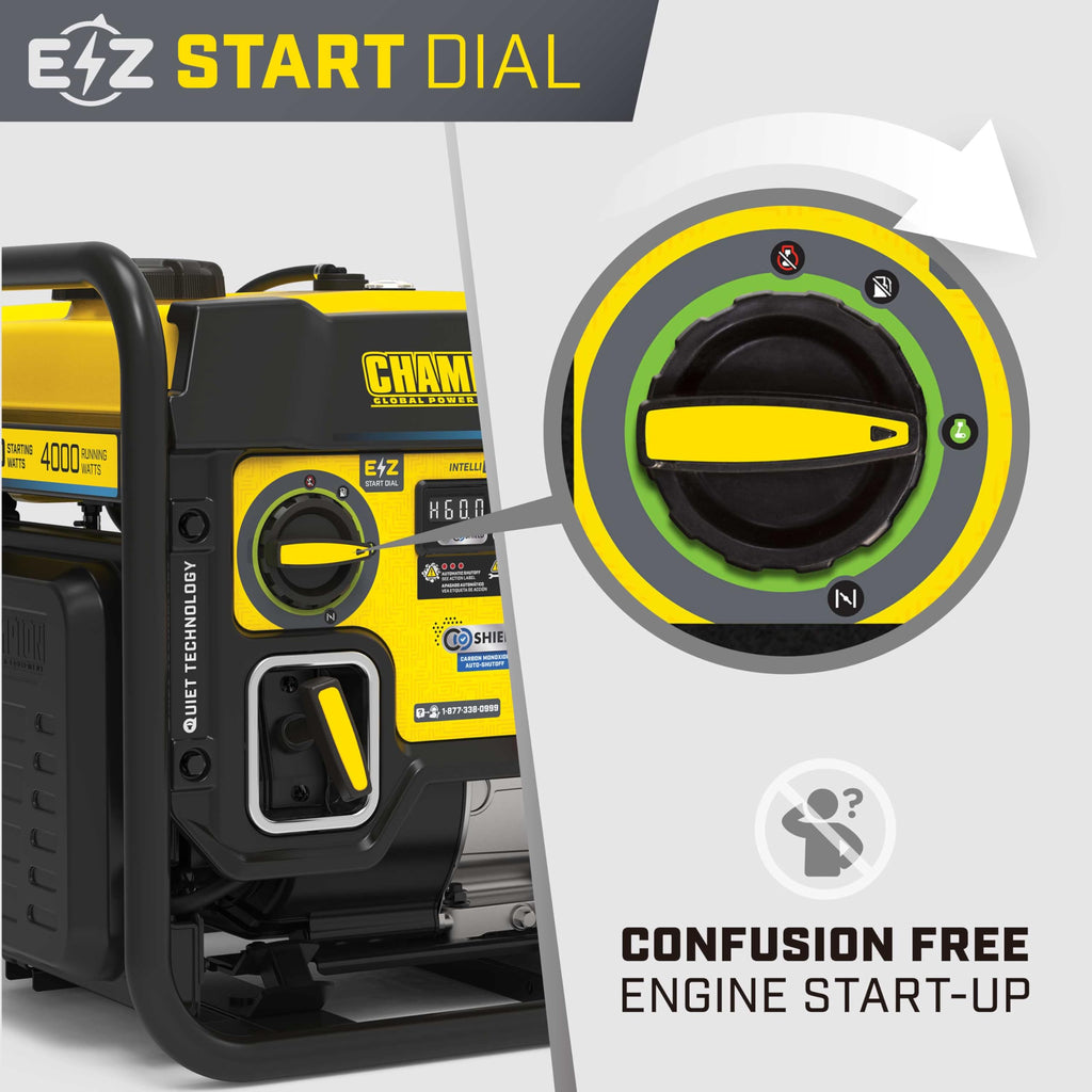 Champion Power Equipment 5500-Watt RV Ready Portable Open Frame Inverter Generator with Quiet Technology and Free 3-Year Warranty, CARB Compliant