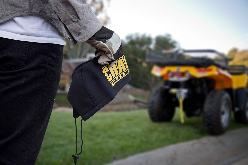Champion Weather-Resistant Neoprene Storage Cover for Winches 4000-5000 lb.