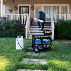 DuroMax XP13000HX 13,000-Watt Dual Fuel Portable Generator - Gas & Propane, Electric Start, Whole Home Power Backup, Transfer Switch Ready, RV & Emergency Ready