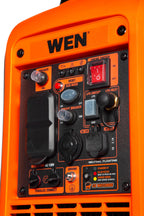 WEN 56235iX 2350-Watt Portable Inverter Generator with Fuel Shut Off and CO Sensor, Black