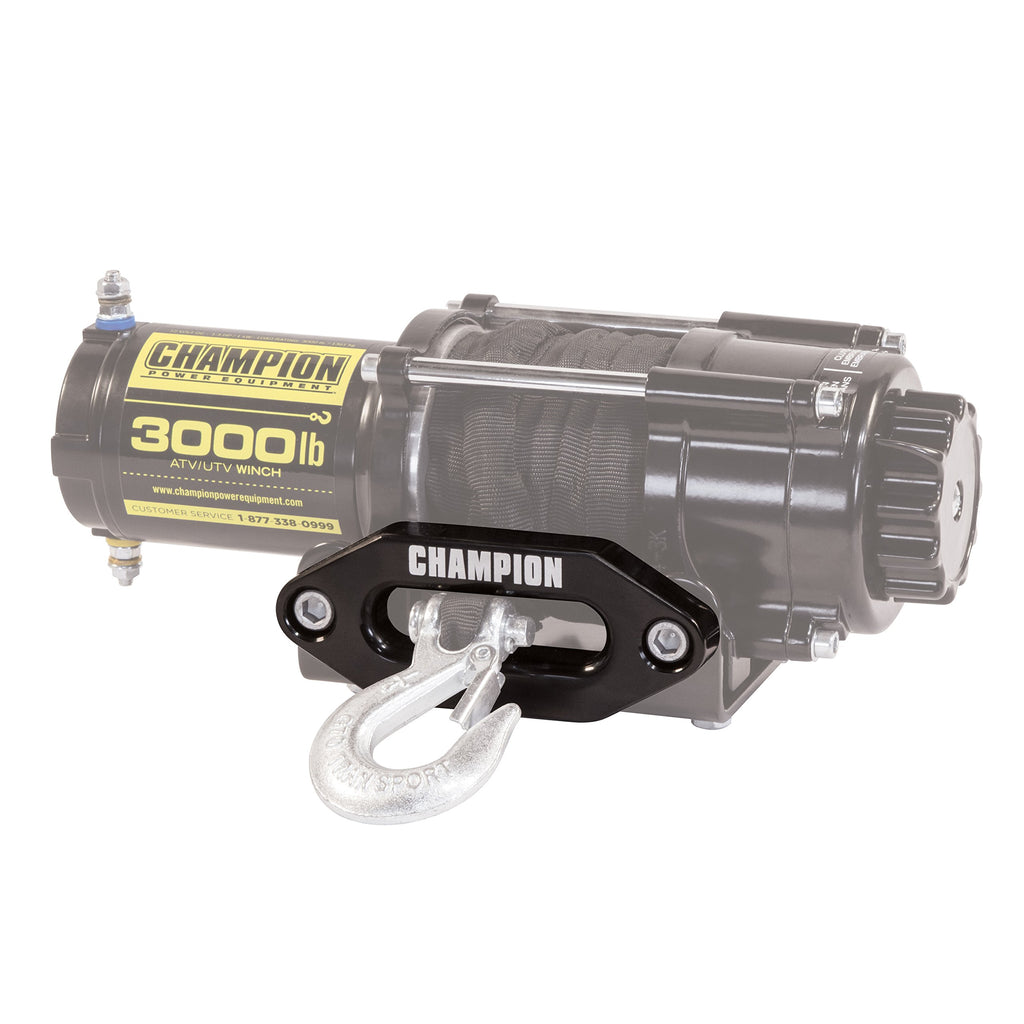 Champion Power Equipment 100374 Aluminum Hawse Fairlead for 5500 lb. or Less ATV/UTV Winches for Synthetic Rope