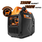 WEN 56235iX 2350-Watt Portable Inverter Generator with Fuel Shut Off and CO Sensor, Black