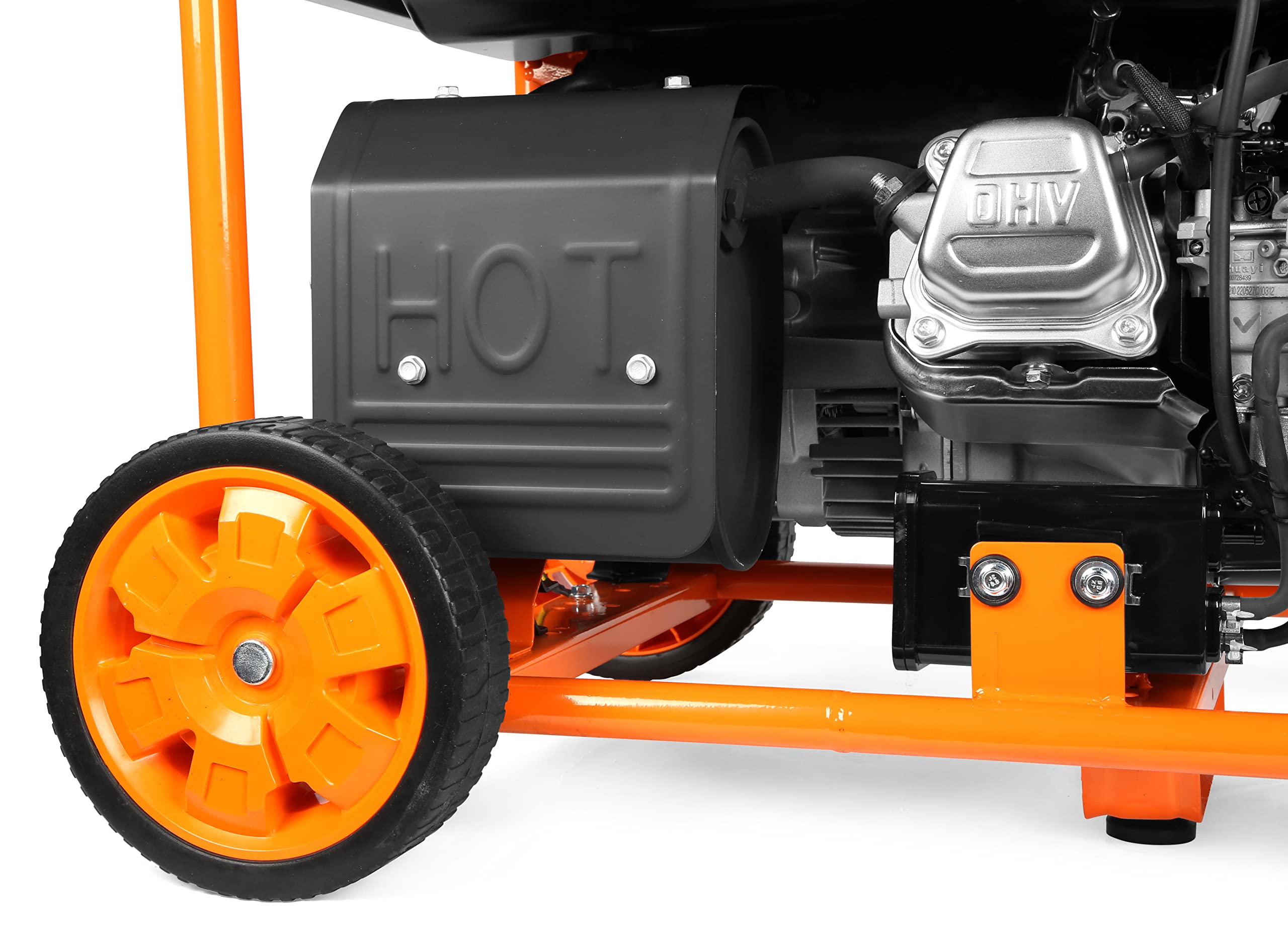 WEN DF472X 4750-Watt 120-Volt/240-Volt Dual Fuel Portable Generator with CO Shutdown Sensor