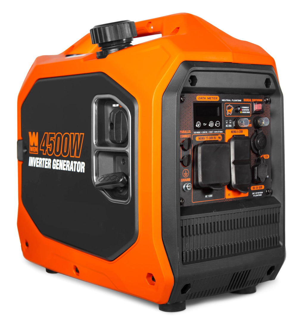WEN 3600-Watt Portable Inverter Generator, RV-Ready, Quiet and Lightweight with Fuel Shut Off (56360i)