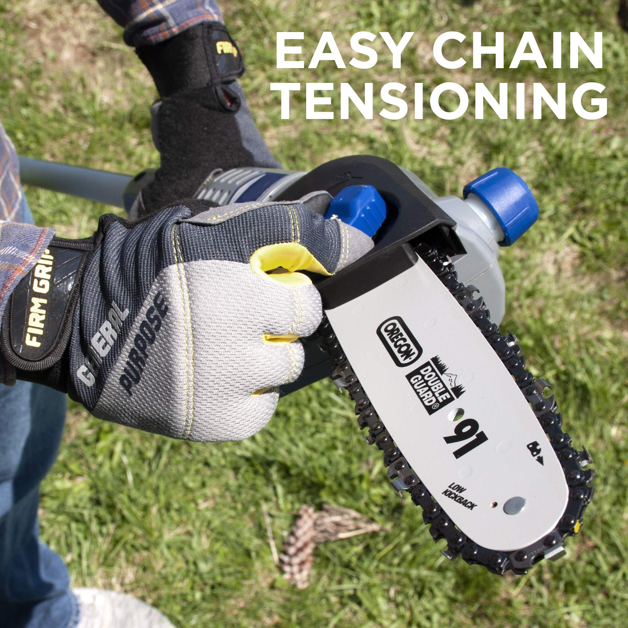 40V Pole Saw & Brushless Chainsaw with 2.0 Ah Battery & Charger
