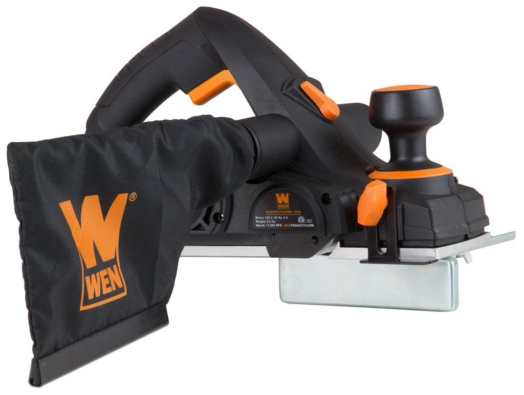 WEN Cordless Planer, Brushless with 3-1/4-Inch Blade, 20V Max 4.0 Ah Lithium-Ion Battery and Charger (20653)