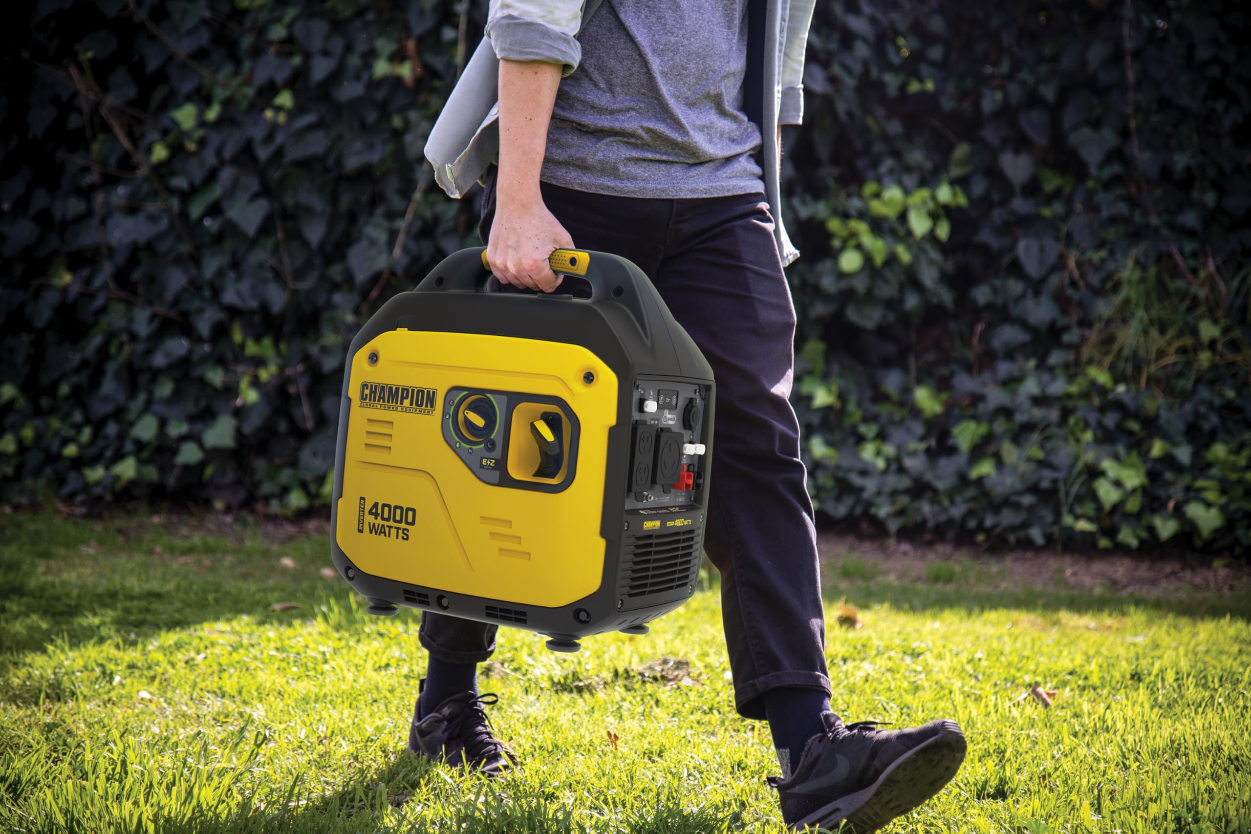 Champion Power Equipment 4000-Watt RV Ready Portable Inverter Generator with Quiet Technology and Free 3-Year Warranty