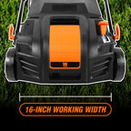 WEN 15-Inch 13-Amp 2-in-1 Electric Dethatcher and Scarifier with 12-Gallon Collection Bag (DT1315)