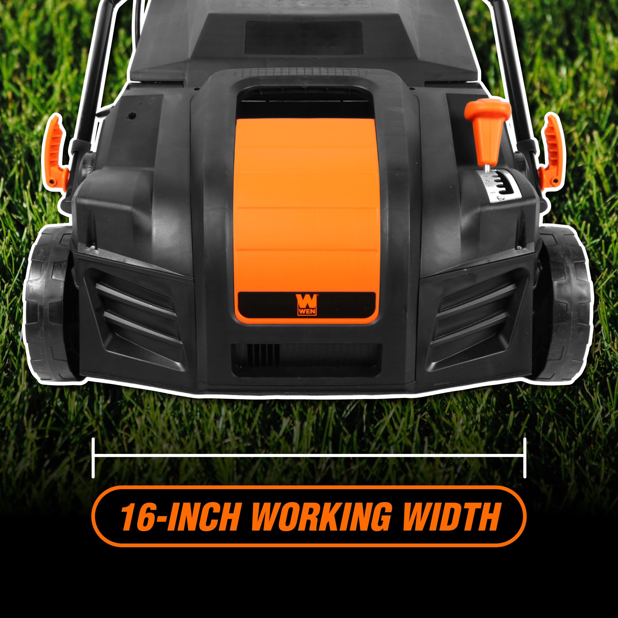 WEN 15-Inch 13-Amp 2-in-1 Electric Dethatcher and Scarifier with 12-Gallon Collection Bag (DT1315)