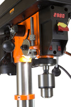 WEN 12-Inch Benchtop Drill Press, Variable Speed, Cast Iron with Laser and Work Light (4214T)