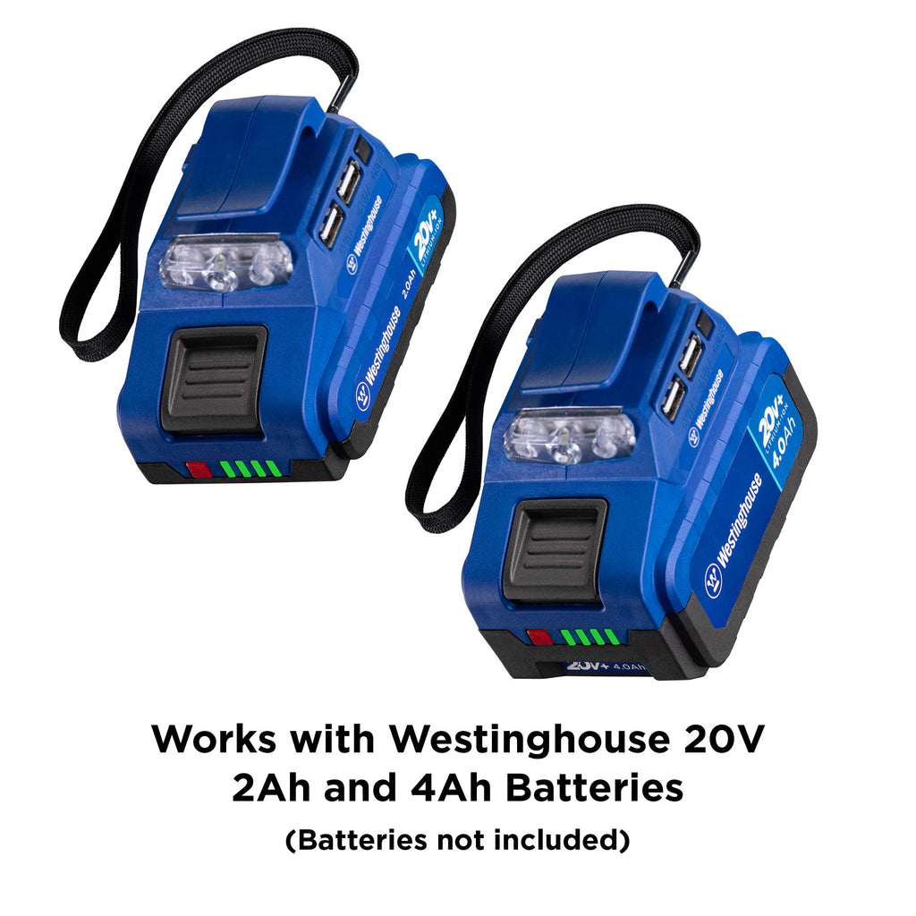 Westinghouse Outdoor Power Equipment 20V USB Power Adapter with LED Light