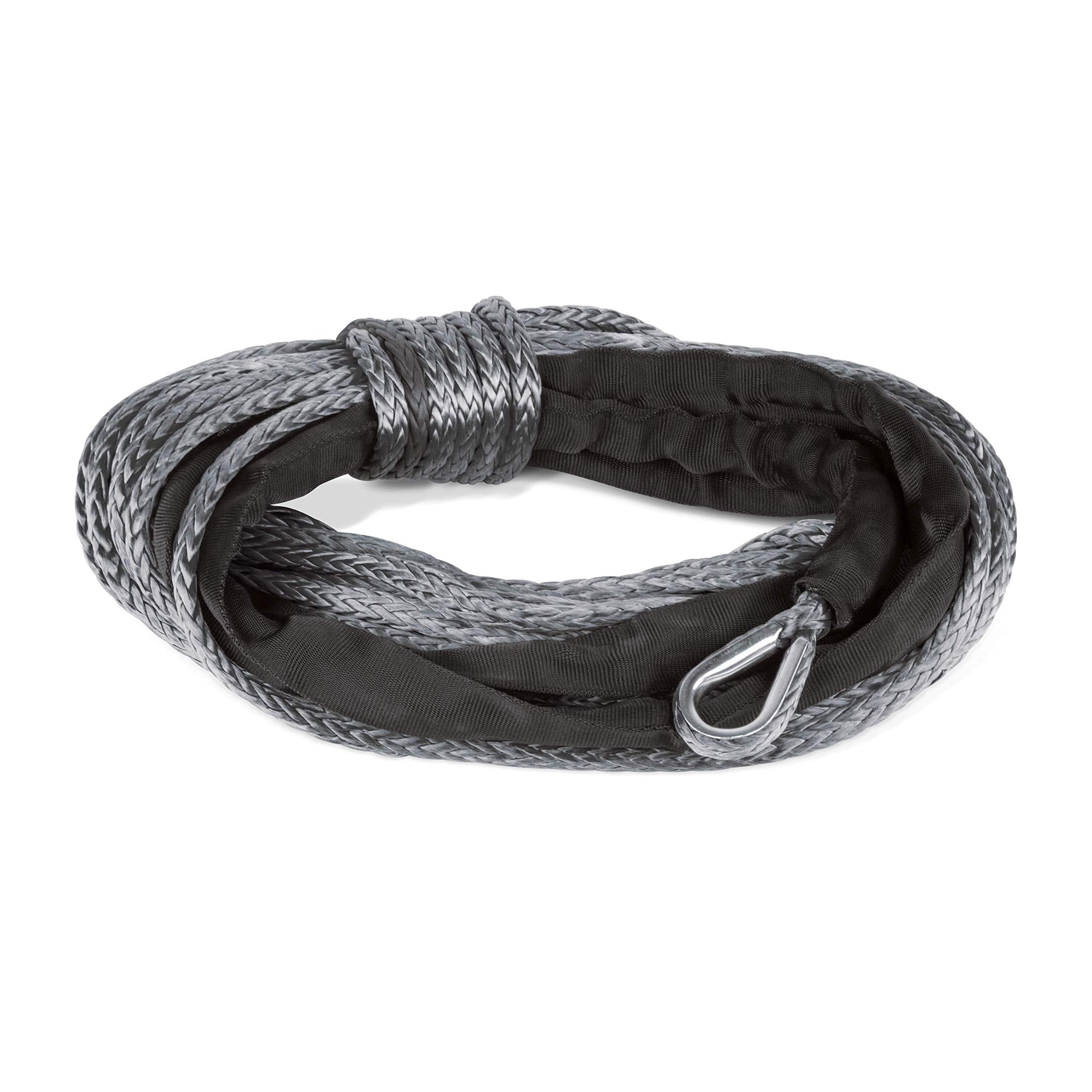 Champion 46-Foot Gray Dyneema® Synthetic Winch Rope for 2000-3500-lb. ATV/UTV Winches