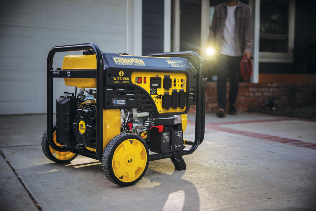 Champion Power Equipment 10,000-Watt Wireless Remote Start Home Backup Portable Generator with Free 3-Year Warranty