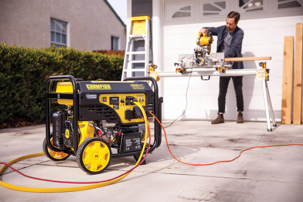 Champion Power Equipment 11,500-Watt Electric Start Home Backup Portable Generator with Free 3-Year Warranty