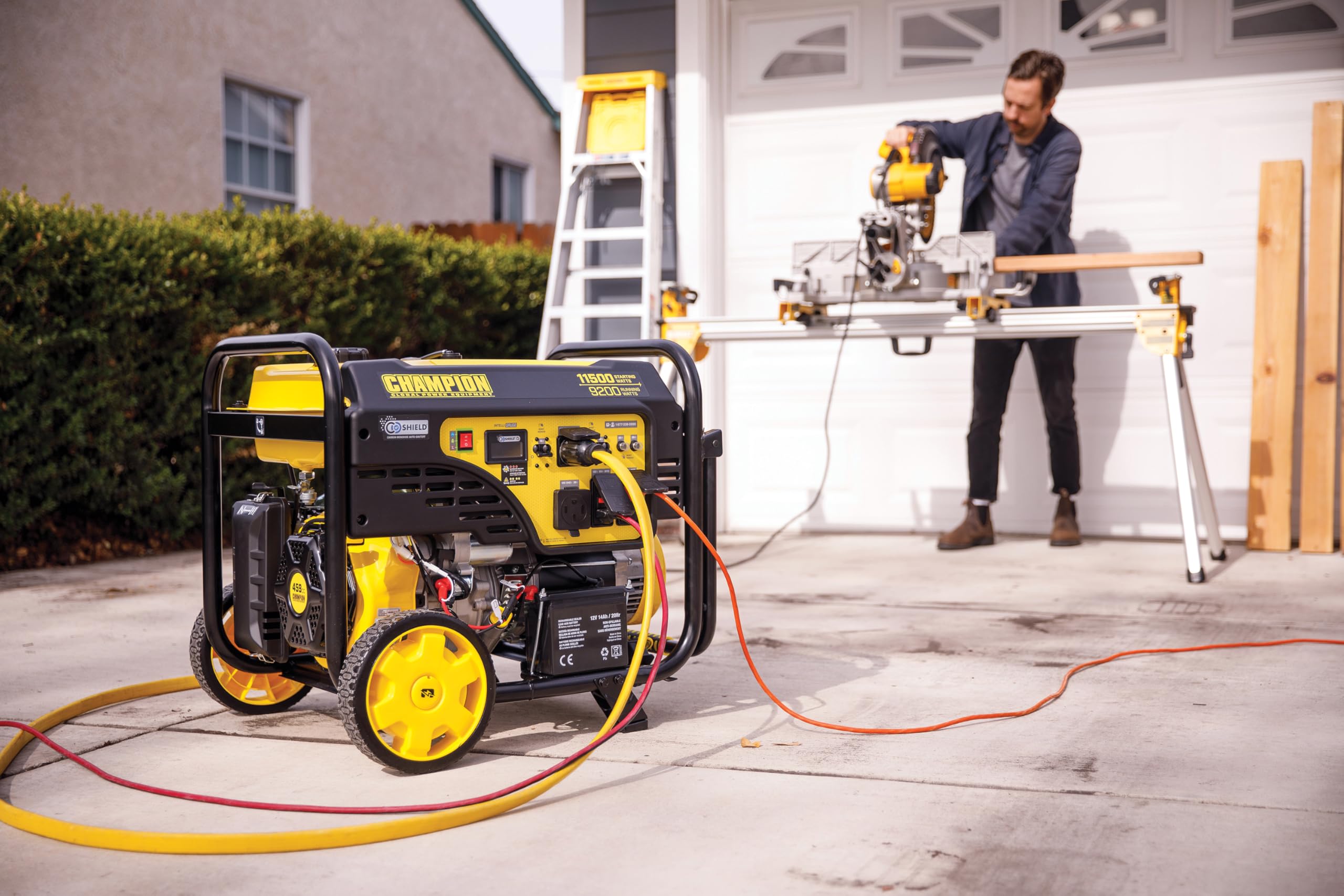 Champion Power Equipment 11,500-Watt Electric Start Home Backup Portable Generator with Free 3-Year Warranty