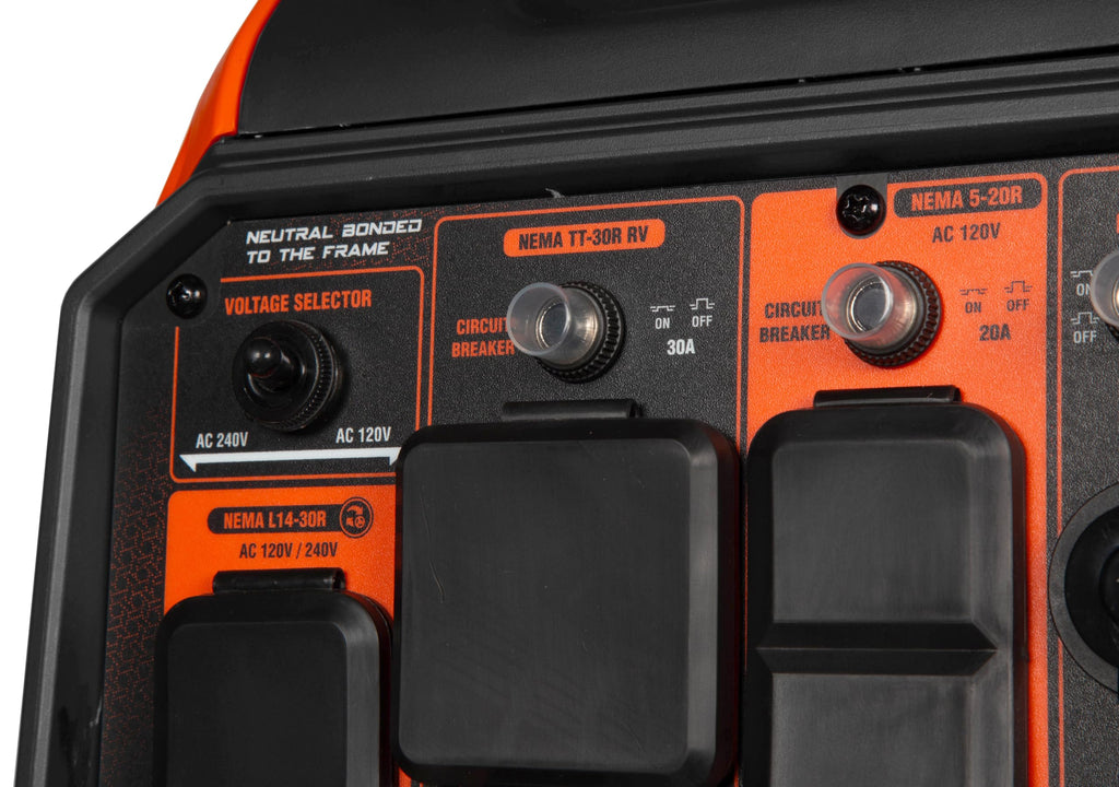 WEN DF450i Super Quiet 4500-Watt Dual RV-Ready Portable Inverter Generator with Fuel Shut-Off